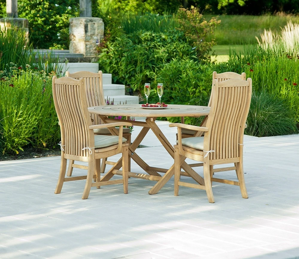 Alexander Rose Bengal Roble 1.3m Folding Table 3 Alexander Rose Bengal Roble 1.3m Folding Table