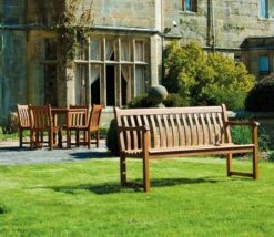 Alexander Rose Broadfield Oiled Mahogany 4ft Bench