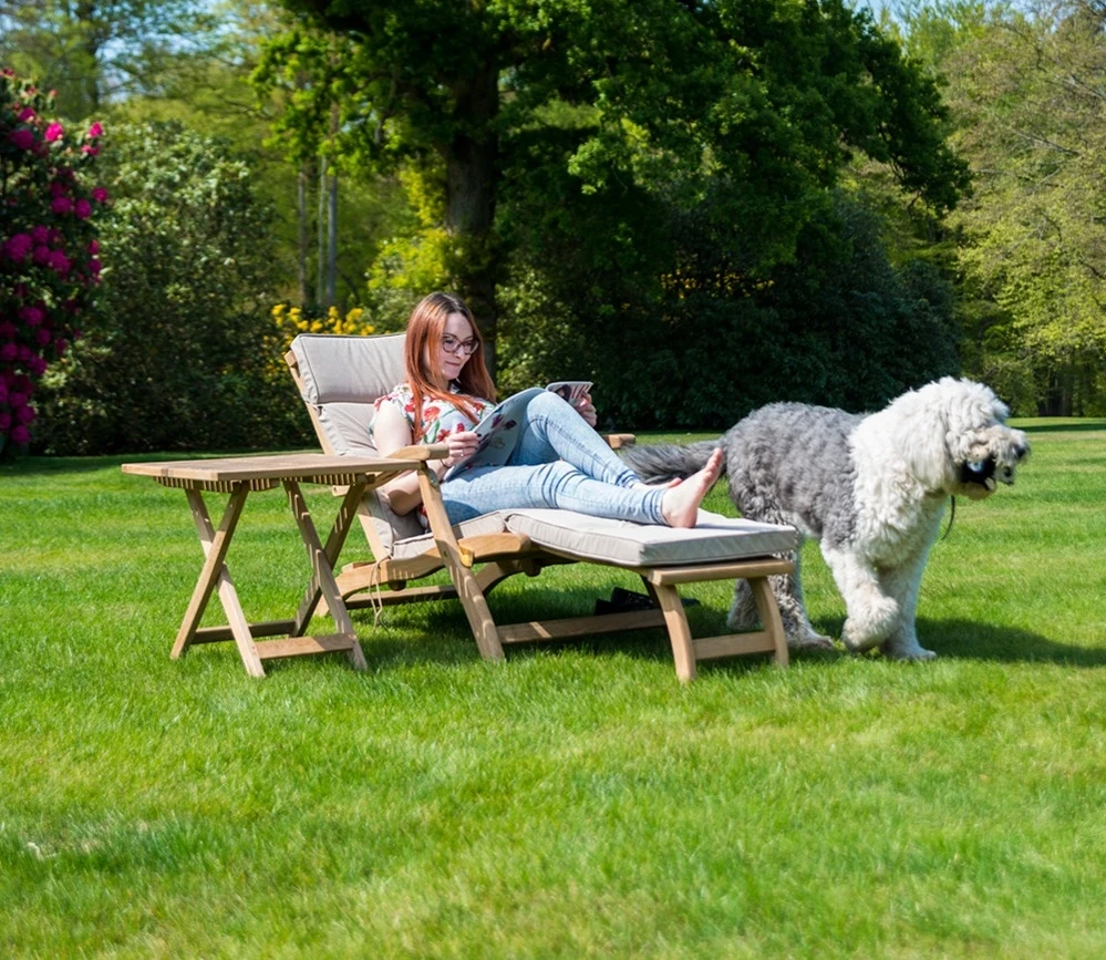 Alexander Rose Bengal Roble Folding Occasional Table 4 Alexander Rose Bengal Roble Folding Occasional Table - Image 2