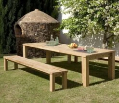 Barlow Tyrie Titan 260cm Rustic Teak Backless Bench 9 Barlow Tyrie Titan 260cm Rustic Teak Backless Bench -Love Garden titan bench matched with the titan table. 3ea6970dcfcc89e96480424ee00bc8ec original
