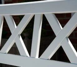 Alexander Rose Sherwood White Acacia 5ft Drachmann Bench 10 Alexander Rose Sherwood White Acacia 5ft Drachmann Bench -Love Garden white painted drachmann bench 5ft by alexander rose 376895371eb37b85849a3231796303b6 original