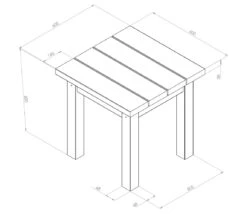 Zest Emily Side Table -Love Garden zest emily side table 0f08e5ae754c211644aa5301225bf3f0 original