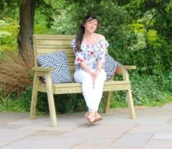 Zest Freya 2 Seater Bench -Love Garden zest freya 2 seater bench dc5b63d8900c847a889482245994b4b6 original