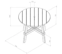Zest Freya Round Table -Love Garden zest freya round table 065174c5b64f286ad440944f1ffe8063 original